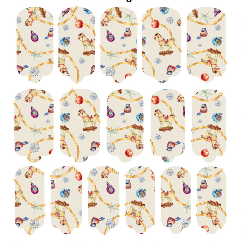 Nagelfolie Nostalgie - Nail Wraps by Provocative Nails-NAIL WRAPS SELBSTKLEBEND-Double Beauty Shop