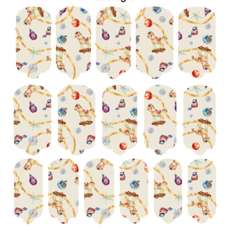 Nagelfolie Nostalgie - Nail Wraps by Provocative Nails