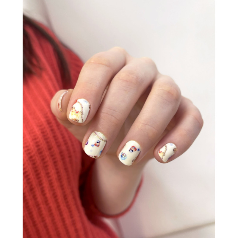 Nagelfolie Nostalgie - Nail Wraps by Provocative Nails-NAIL WRAPS SELBSTKLEBEND-Double Beauty Shop