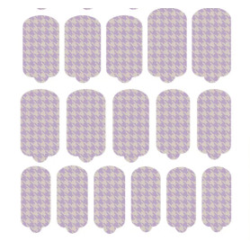 Nagelfolie Hound's tooth - Nail Wraps by Provocative Nails 2