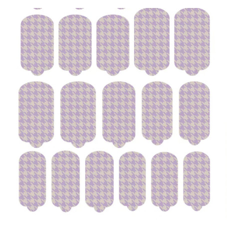 Nagelfolie Hound's tooth - Nail Wraps by Provocative Nails
