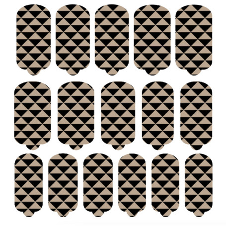 Nagelfolie Iconic Black - Nail Wraps by Provocative Nails