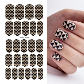 Nagelfolie Iconic Black - Nail Wraps by Provocative Nails