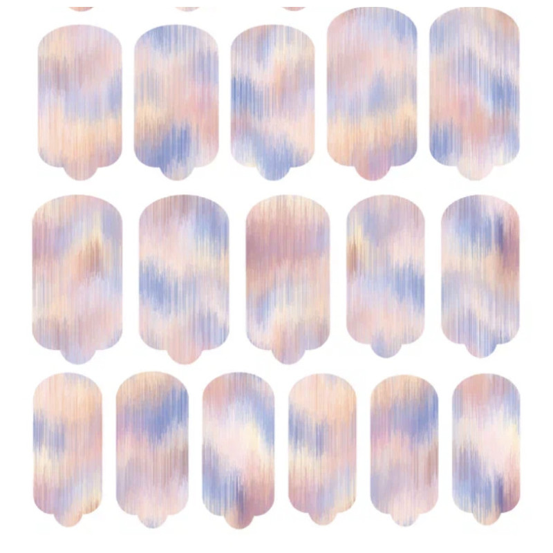 Nagelfolie Ikat - Nail Wraps by Provocative Nails-NAIL WRAPS SELBSTKLEBEND-Double Beauty Shop