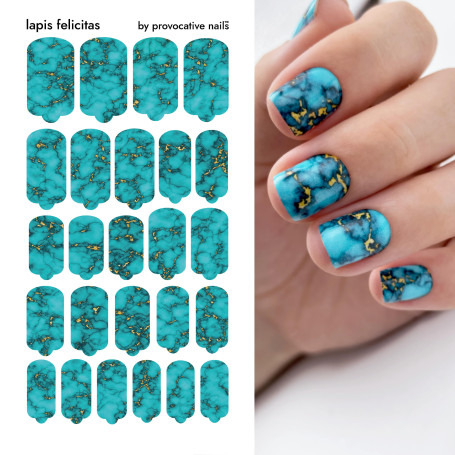 Nagelfolie Lapis Felicitas - Nail Wraps by Provocative Nails