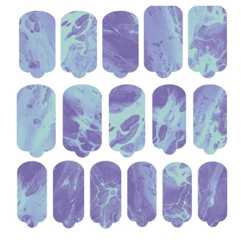 Nagelfolie Marble - Nail Wraps by Provocative Nails-NAIL WRAPS SELBSTKLEBEND-Double Beauty Shop
