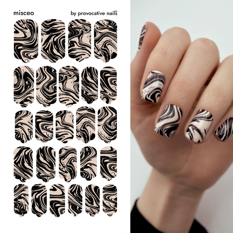 Nagelfolie Misceo - Nail Wraps by Provocative Nails-NAIL WRAPS SELBSTKLEBEND-Double Beauty Shop