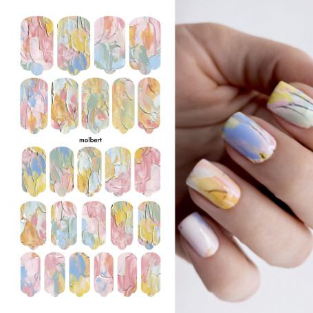 Nagelfolie Molbert - Nail Wraps by Provocative Nails
