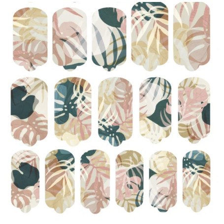 Nagelfolie Monsterra - Nail Wraps by Provocative Nails