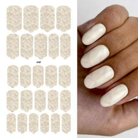 Nagelfolie Oat - Nail Wraps by Provocative Nails