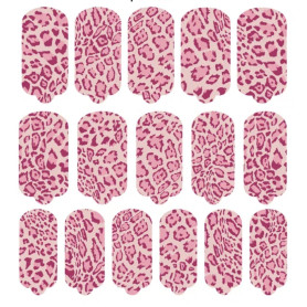 Nagelfolie Pink Leo - Nail Wraps by Provocative Nails 2
