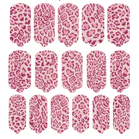 Nagelfolie Pink Leo - Nail Wraps by Provocative Nails