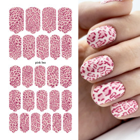 Nagelfolie Pink Leo - Nail Wraps by Provocative Nails
