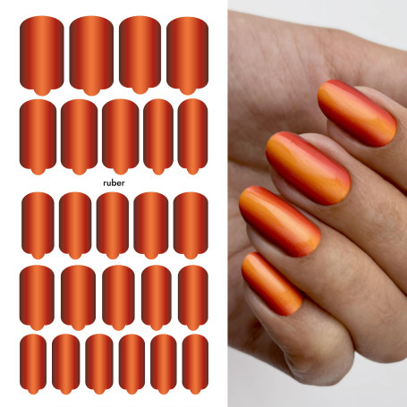 Nagelfolie Ruber - Nail Wraps by Provocative Nails