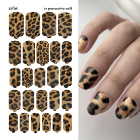Nagelfolie Safari - Nail Wraps by Provocative Nails