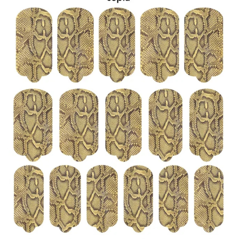 Nagelfolie Sepia - Nail Wraps by Provocative Nails-NAIL WRAPS SELBSTKLEBEND-Double Beauty Shop