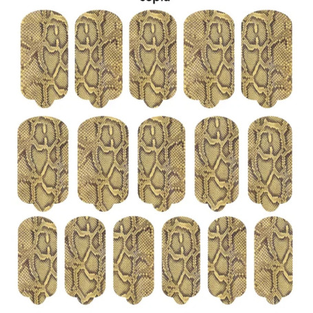 Nagelfolie Sepia - Nail Wraps by Provocative Nails