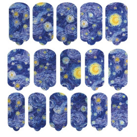 Nagelfolie Starry Night - Nail Wraps by Provocative Nails 2