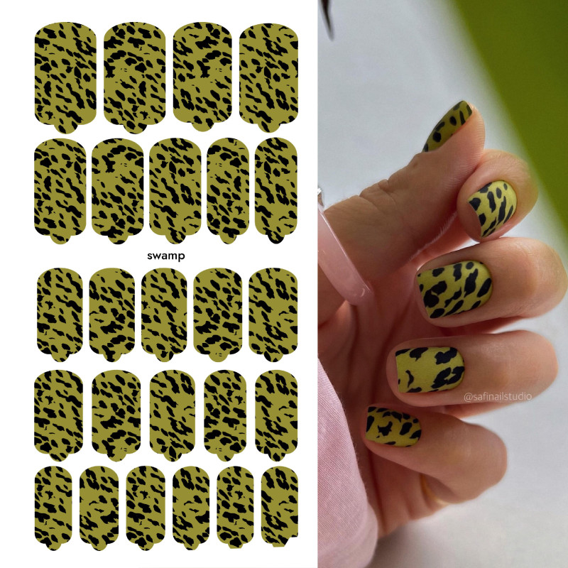 Nagelfolie Swamp - Nail Wraps by Provocative Nails-NAIL WRAPS SELBSTKLEBEND-Double Beauty Shop