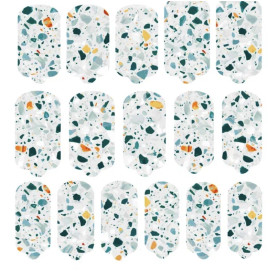 Nagelfolie Terrazzo - Nail Wraps by Provocative Nails 2