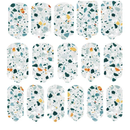 Nagelfolie Terrazzo - Nail Wraps by Provocative Nails