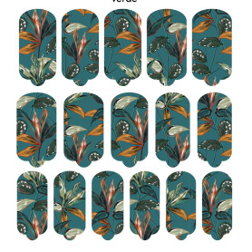 Nagelfolie Verde - Nail Wraps by Provocative Nails 2