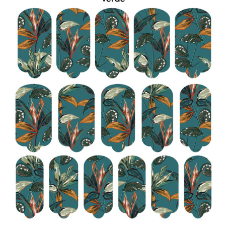 Nagelfolie Verde - Nail Wraps by Provocative Nails