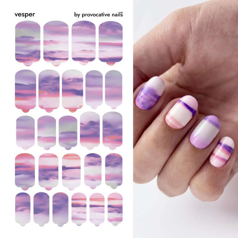 Nagelfolie Vesper - Nail Wraps by Provocative Nails-NAIL WRAPS SELBSTKLEBEND-Double Beauty Shop