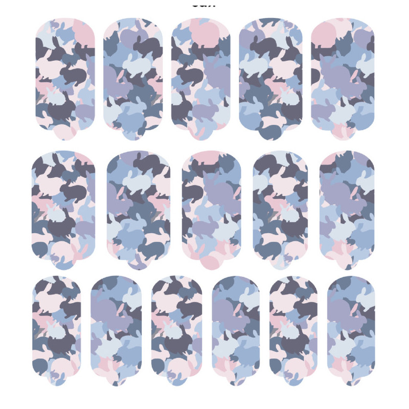 Nagelfolie Zaja - Nail Wraps by Provocative Nails-NAIL WRAPS SELBSTKLEBEND-Double Beauty Shop