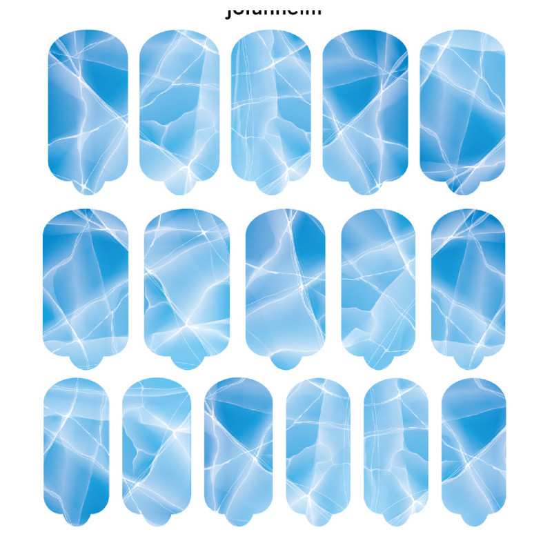 Nagelfolie Jotunheim - Nail Wraps by Provocative Nails-NAIL WRAPS SELBSTKLEBEND-Double Beauty Shop