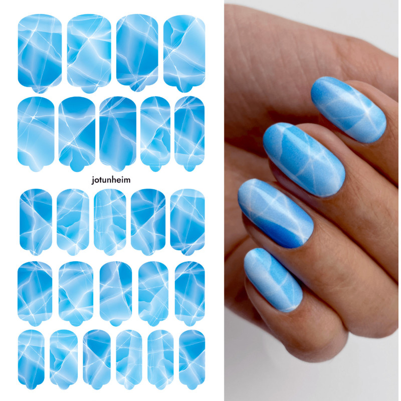 Nagelfolie Jotunheim - Nail Wraps by Provocative Nails-NAIL WRAPS SELBSTKLEBEND-Double Beauty Shop