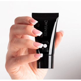 White Cream für French - ELASTIC ACRYLGEL (Double Flex)...