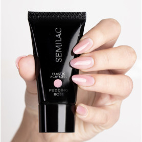 Pudding Rose - ELASTIC ACRYLGEL (Double Flex) 30 g Semilac