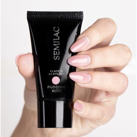 Pudding Rose - ELASTIC ACRYLGEL (Double Flex) 30 g Semilac