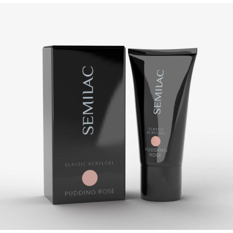 Pudding Rose - ELASTIC ACRYLGEL (Double Flex) 30 g Semilac