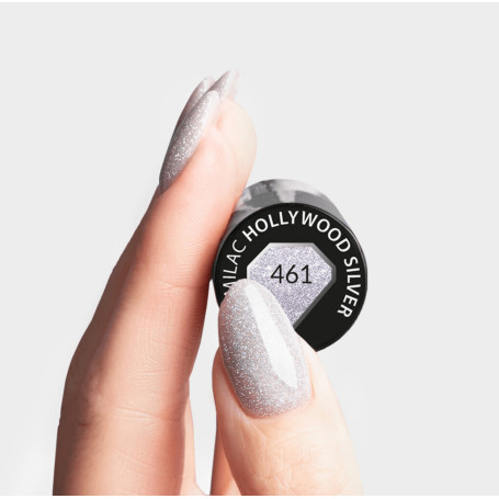 461 Hollywood Silver - UV Nagellack 7ml Semilac Flash On