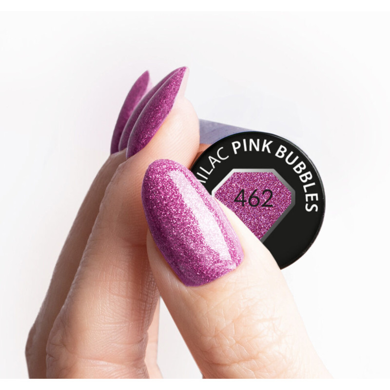 462 Pink Bubbles - UV Nagellack 7ml Semilac Flash On-Alle Farben SEMILAC-Double Beauty Shop