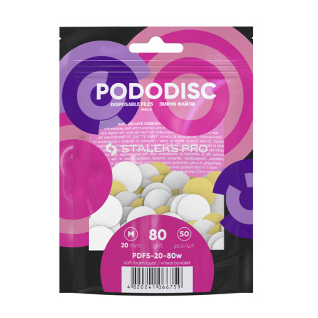 PODODISC M (20 mm) - 50 x Ersatz Schleifpapier SOFT BASE (PDFS-20) STALEKS