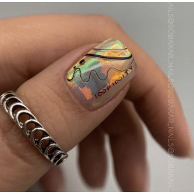 Glasseffekt Folie 1033 (20 cm) ZooNail 2