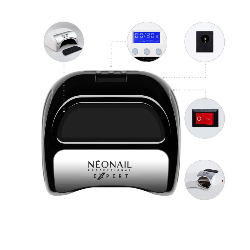 LED Lampe NN EXPERT 26W/48 - schwarz Neonail-LED Lampen-Double Beauty Shop