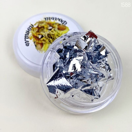 SILVER -  PIGMENT FLAKES (0,5g) ZooNail