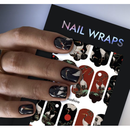 Nagelfolie Kushiro - Nail Wraps by provocative nails & safinailstudio