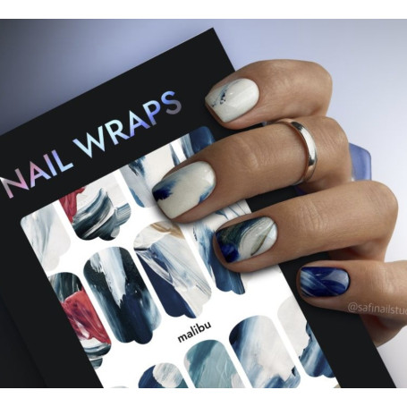 Nagelfolie Malibu - Nail Wraps by provocative nails & safinailstudio