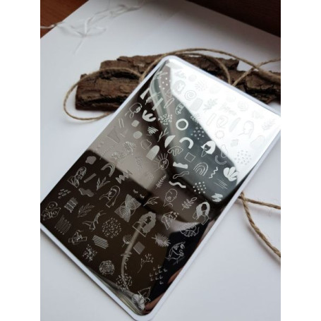 18 ART stamping schablone + design blatt TAKIDA