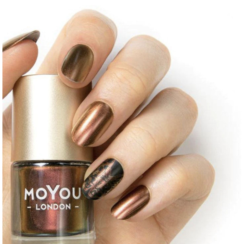 DILOPHOSAURUS - Stempellack 9ml MoYou LONDON-Metallic Farben-Double Beauty Shop