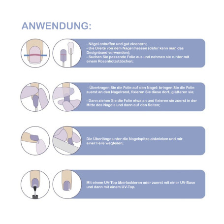 Nagelfolie Jotunheim - Nail Wraps by Provocative Nails