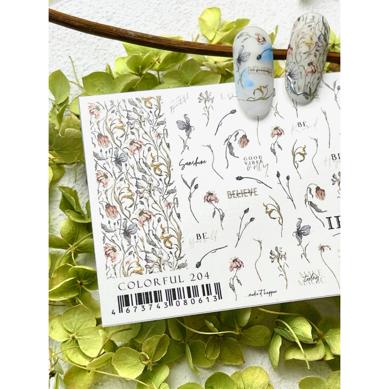 COLORFUL 204 IBDI NAILS-ALLE SLIDER-Double Beauty Shop