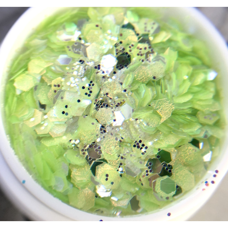 LIME Frost - Glitter MIX IBDI Nails-Online-Shop-Double Beauty Shop