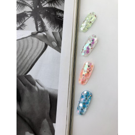 LIME Frost - Glitter MIX IBDI Nails 2