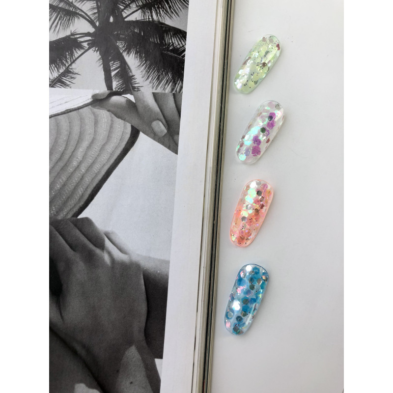 LIME Frost - Glitter MIX IBDI Nails-Online-Shop-Double Beauty Shop